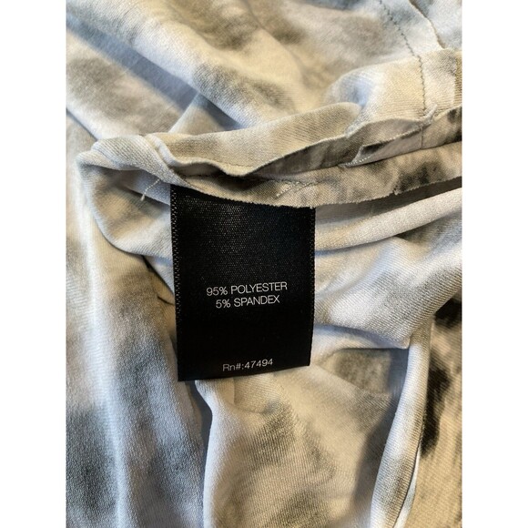 Norma Kamali Black And White Leopard Print Hook & Loop Closure Oversized Sz XS - Picture 6 of 10